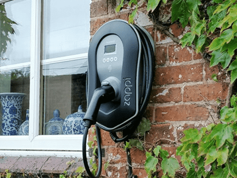 Zappi EV Charger Mounted